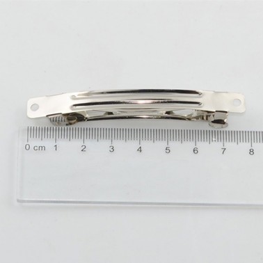 50 pcs Support Barrettes Cheveux Françaises 8cm