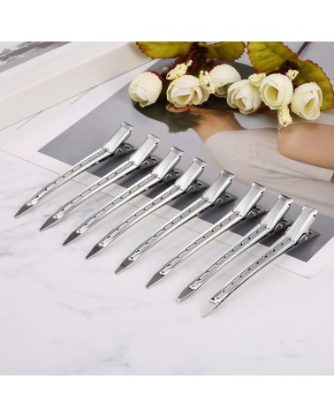 10 pcs pinces à cheveux en forme de bec de canard 8,5 cm