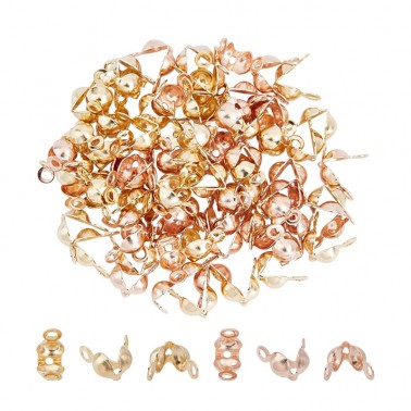 Embouts de Perles en Acier Inoxydable Doré – Lot de 20 pcs - Bijoux DIY💎✨