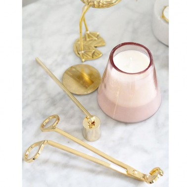 Kit coupe mèche et éteignoir bougie en acier inoxydable