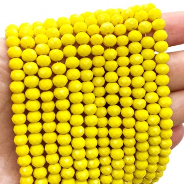 40 Cm Brin Perles Rondes 8mm En Cristal À Facettes