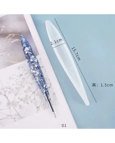 Moule silicone forme stylo M1