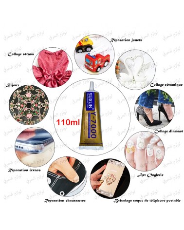 Meilleure Colle transparente multi-usage Y7000 buse Aiguille bricolage bijoux diamant strass Écran 110ml originale marque SUXUN®