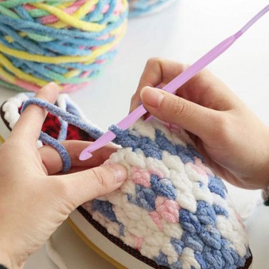 Kit complet 29 pcs Crochet tricot Tunisien aiguilles plastiques