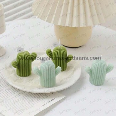 Moule en Silicone 3D Cactus – Bougies, Plâtre & Résine 🌵