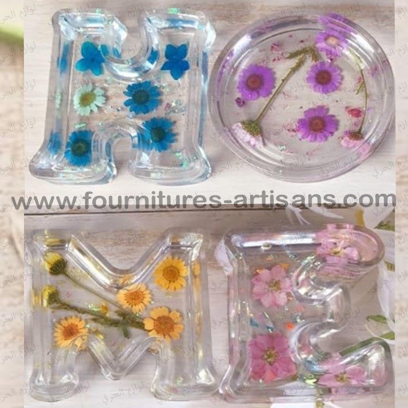 Moules 4 Lettres H-O-M-E – Tasses de Rangement en Forme de Lettres ✨