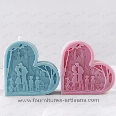 Moule Amour Enfance Romantique Bougie 🏰💞