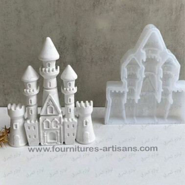Moule Château Magique 🏰✨ DIY Résine & Concrete