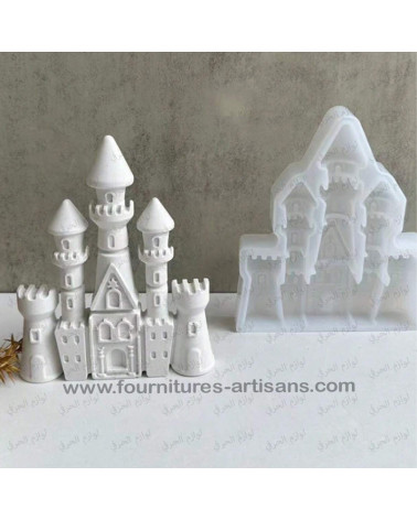 Moule Château Magique 🏰✨ DIY Résine & Concrete