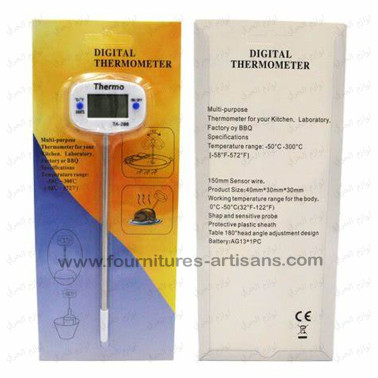 Ta288 Thermomètre style stylo numérique à aiguille mesure température