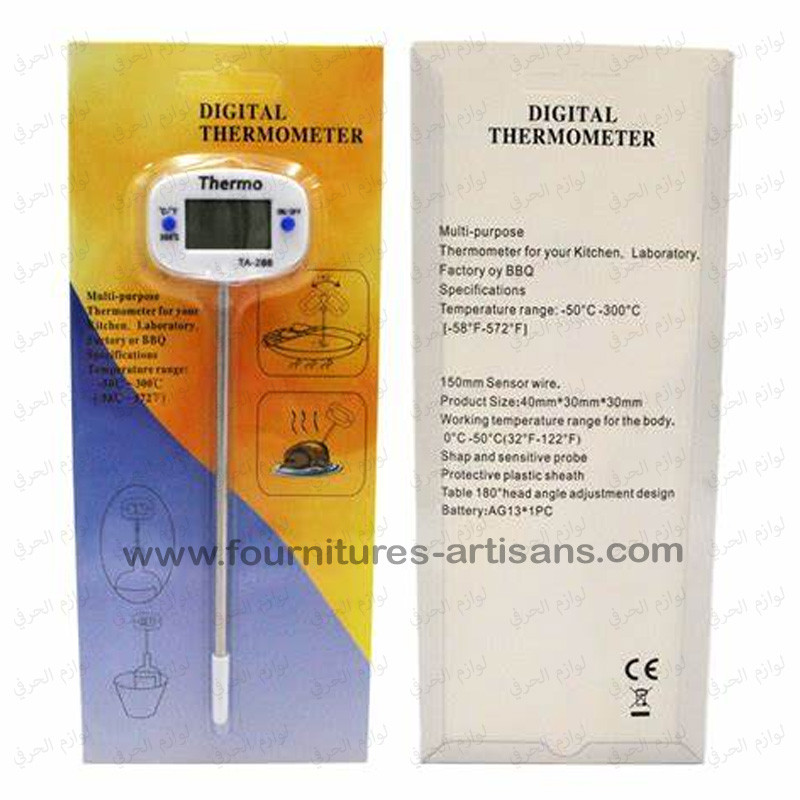 Ta288 Thermomètre style stylo numérique à aiguille mesure température
