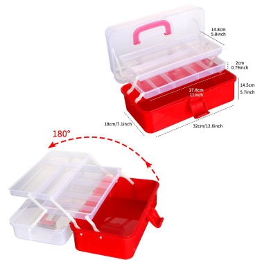 Boîte de Rangement 3 Niveaux – Multifonction & Pliable 📦