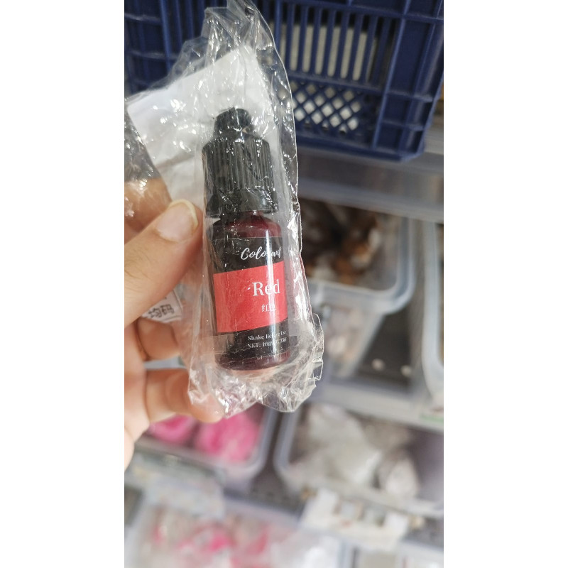 Colorant liquide Pigment Rouge ❤️ Bougie & Savon– 10 ml