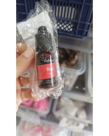 Colorant liquide Pigment Rouge ❤️ Bougie & Savon– 10 ml