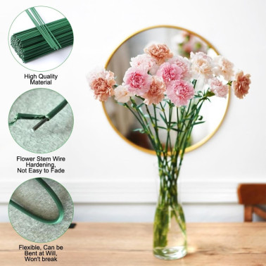 Tiges de Fleurs Artificielles Flexibles – Lot de 10 pièces 🌿