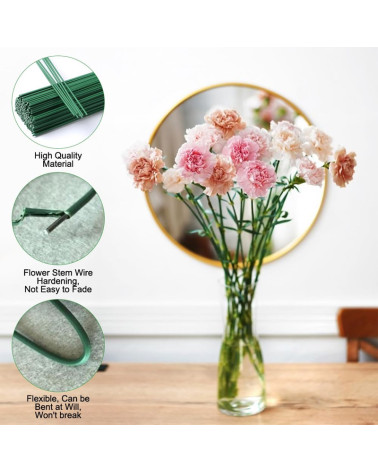 Tiges de Fleurs Artificielles Flexibles – Lot de 10 pièces 🌿