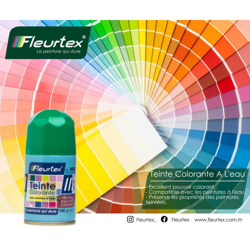 Fleurtex Teinte Colorante peinture à l'eau