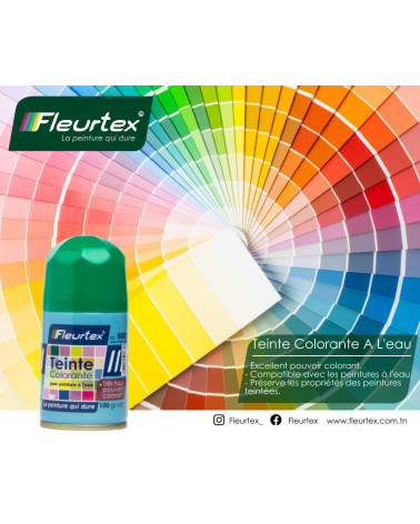 Fleurtex Teinte Colorante peinture à l'eau