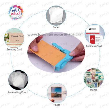 Arrondisseur de Coin Portable R5 – Coupe-Bordures 5 mm 💙 (Sky Blue)