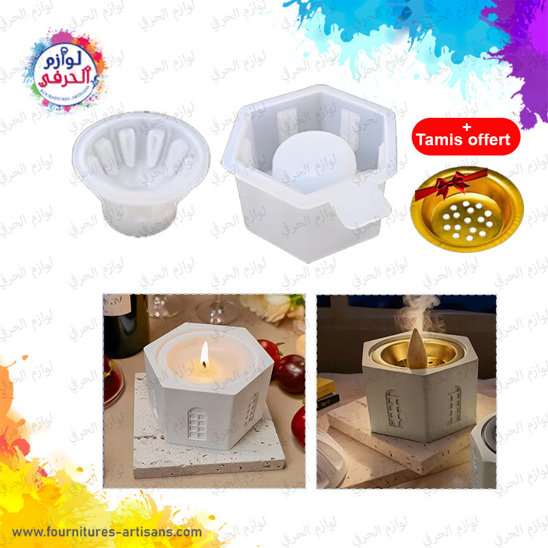 Moule silicone brûleurs d'encens ​🔥​ 7.5cmx6cm/ 8.5cmx9.5cm