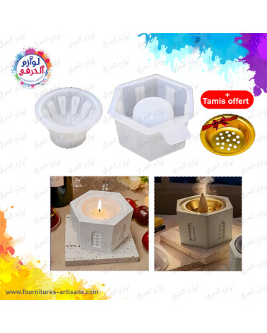 Moule silicone brûleurs d'encens ​🔥​ 7.5cmx6cm/ 8.5cmx9.5cm