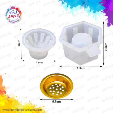 Moule silicone brûleurs d'encens ​🔥​ 7.5cmx6cm/ 8.5cmx9.5cm