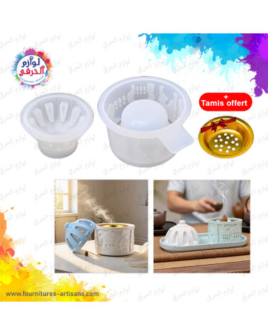 Moule silicone brûleurs d'encens ​🔥​ 7.5cmx6cm/ 8.2cmx4.5cm