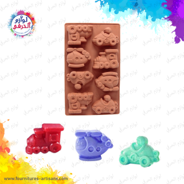 Moule silicone véhicules 🚗 17cmx29cm