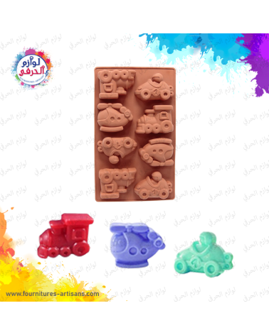 Moule silicone véhicules 🚗 17cmx29cm