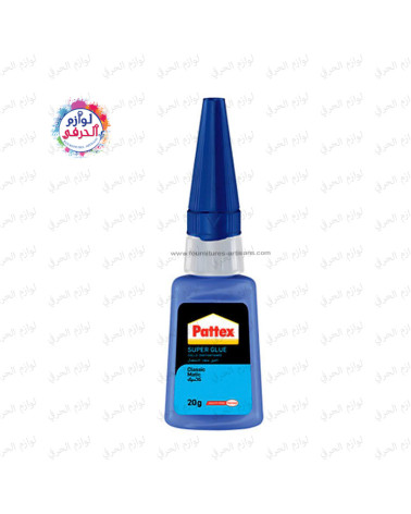 Colle Instantanée PATTEX Super Glue 20 g – Extra Forte & Résistante aux Chocs ⚡🧴
