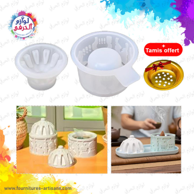Moule silicone brûleurs d'encens ​🔥​ 7.5cmx6cm/ 8.2cmx4.5cm