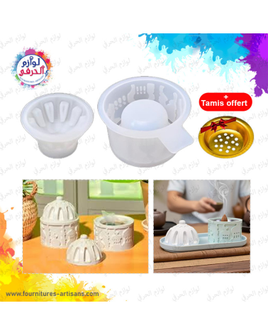 Moule silicone brûleurs d'encens ​🔥​ 7.5cmx6cm/ 8.2cmx4.5cm