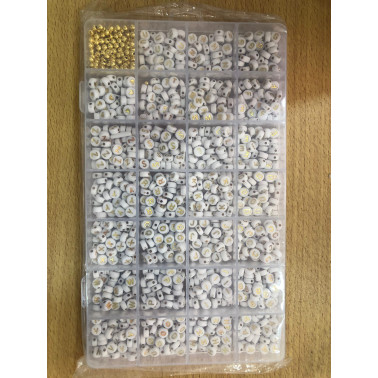 moule alphapet fabrication bijoux 1400pcs