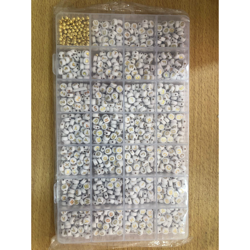 moule alphapet fabrication bijoux 1400pcs