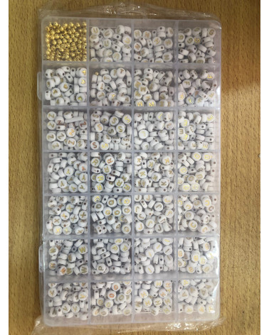 moule alphapet fabrication bijoux 1400pcs