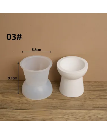 Moule bruleur porte encens modèle classique pot  8.8/9.1 cm