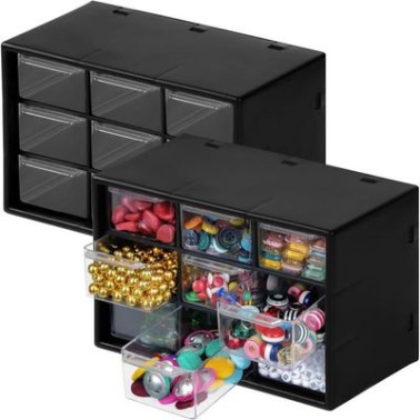 Organisateur de Bureau 9 Tiroirs – Rangement Compact Éco-Responsable ♻️🗂️