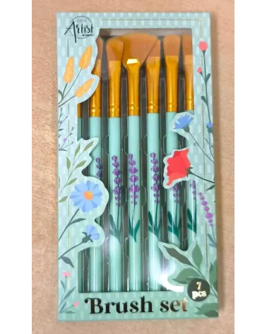 Pinceaux Creative Artist – Set 7 Pièces Précision Fine 🎨
