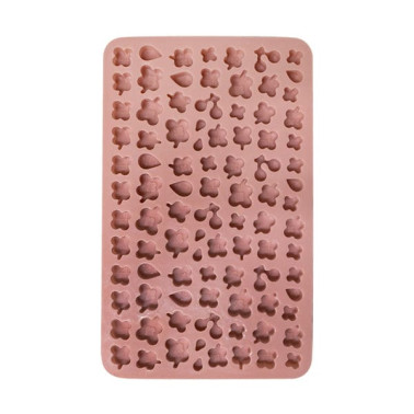 Moule  Silicone Mini Fleurs & Gouttes – 84 Cavités pour Résine, concrete, Pâtisserie & DIY