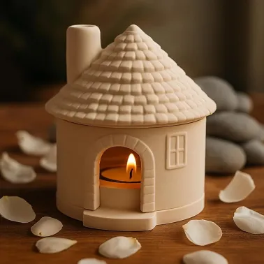 Moule en Silicone Maison Bougeoir 3D – Résine, Plâtre & Bougie🏠