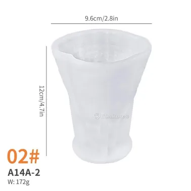 Moule en Silicone Robe de Mariée Dentelle – 12 cm pour Bougie, Résine & Béton DIY👰