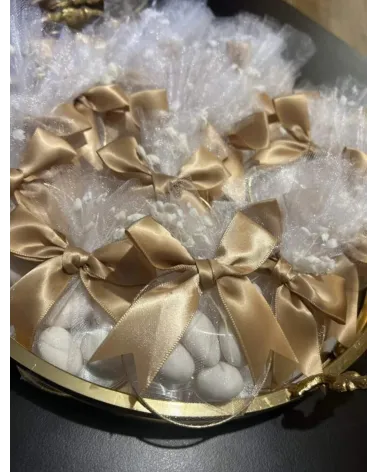 Anneaux à Dragées Métalliques Doré Moderne – Pack 50 pcs – Diamètre au Choix ✨