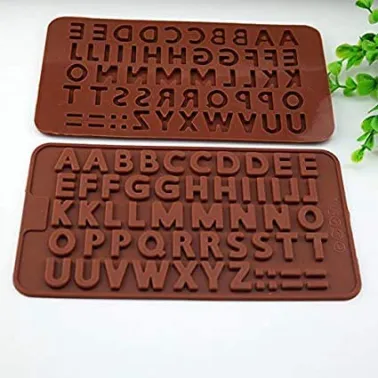 Moule en Silicone Alphabet Majuscule en Relief A à Z – Idéal pour Chocolat, Résine, Savon & Pâtisserie ✨