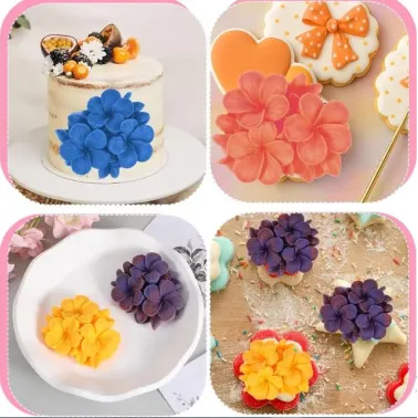 Moule silicone  plumeria décoration pour décoration bougie D:7cm /E:2cm