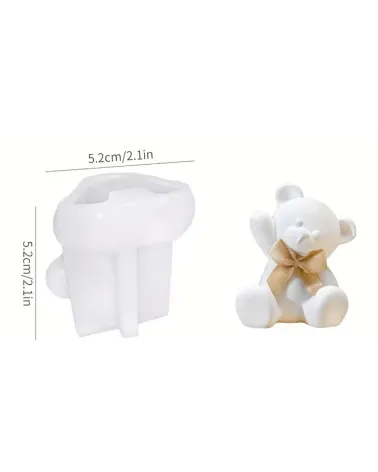 Moule ours mignion adieu 5,2cm
