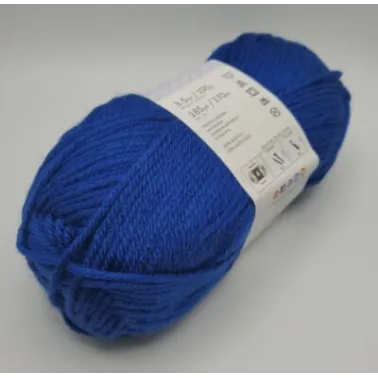 pelote laine couleur bleu roi marque unifil 100gr