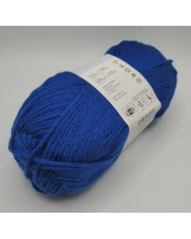 pelote laine couleur bleu roi marque unifil 100gr