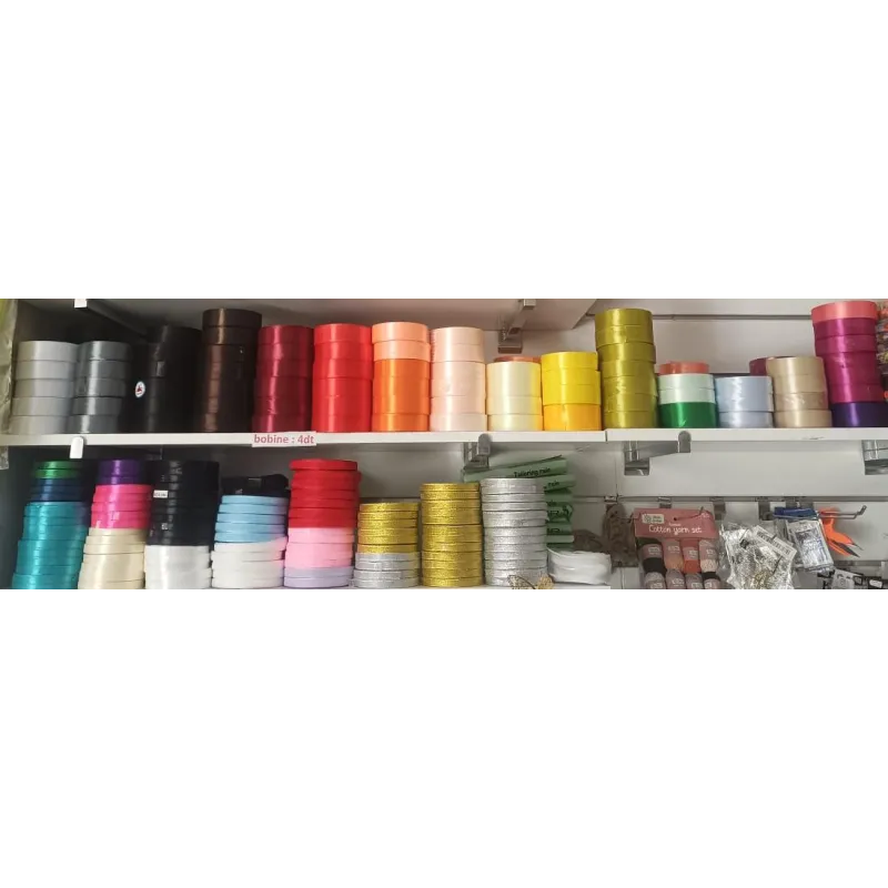 E:2cm Bobine 25 yards ruban satin 2cm