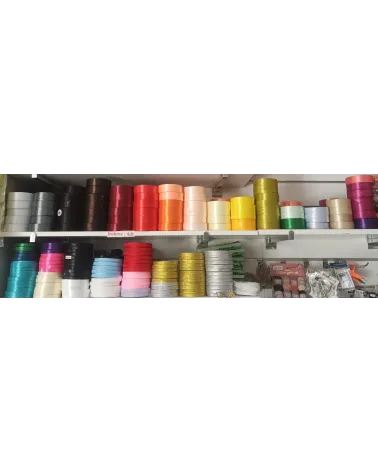 E:2cm Bobine 25 yards ruban satin 2cm