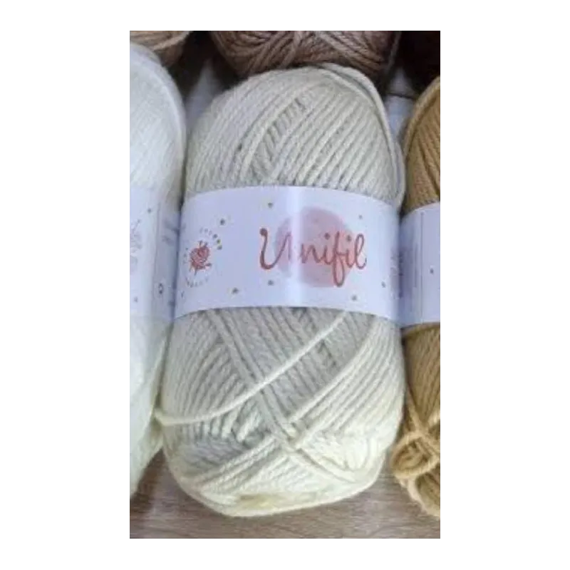 Pelote Laine Couleur coconut milk Marque UNIFIL,100gr